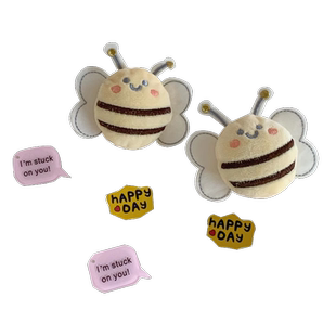 网红可爱胖胖小蜜蜂鞋扣男女生别针鞋带扣个性趣味卡通鞋子配件