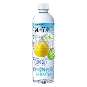 SUNTORY/三得利沁柠水 柠檬风味饮料 清甜果味饮料整箱550ml*15瓶