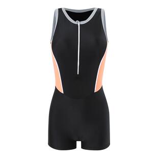 泳衣女连体平角竞速无袖游泳馆专用显瘦2026年新款爆款泡温泉大码