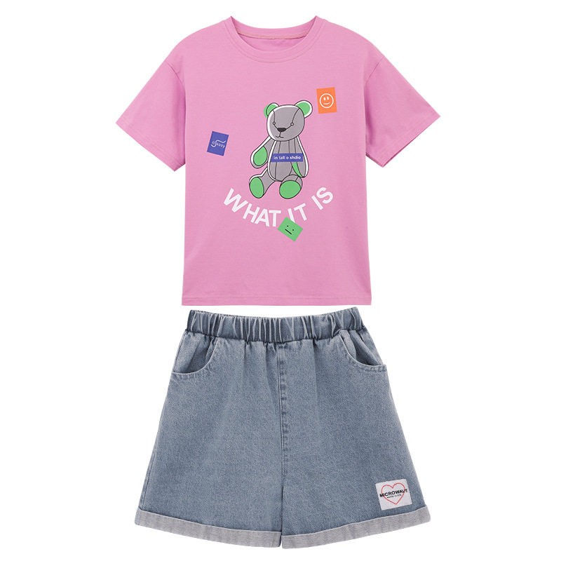 女童夏装时尚休闲两件套