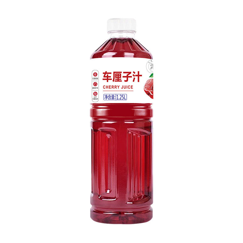 【到手2大瓶】车厘子汁饮品1.25L酸甜可口夏季解渴解腻果汁饮料