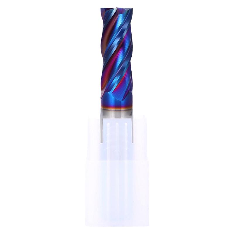 工厂直销高硬钨钢铣刀蓝纳涂层