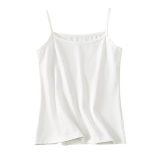 黑色棉细带小掉吊带背心女士夏季外穿内搭百搭性感纯色上衣打底衫