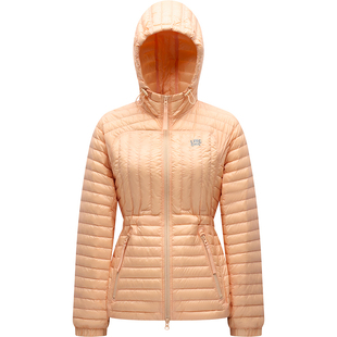 LINC金羽杰2025年春新款轻薄羽绒服女连帽修身羽绒外套上衣2117Y