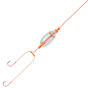 新型手竿浮钓鲢鳙子线双钩钓组套装可控饵料雾化速度鲢鳙专用鱼钩