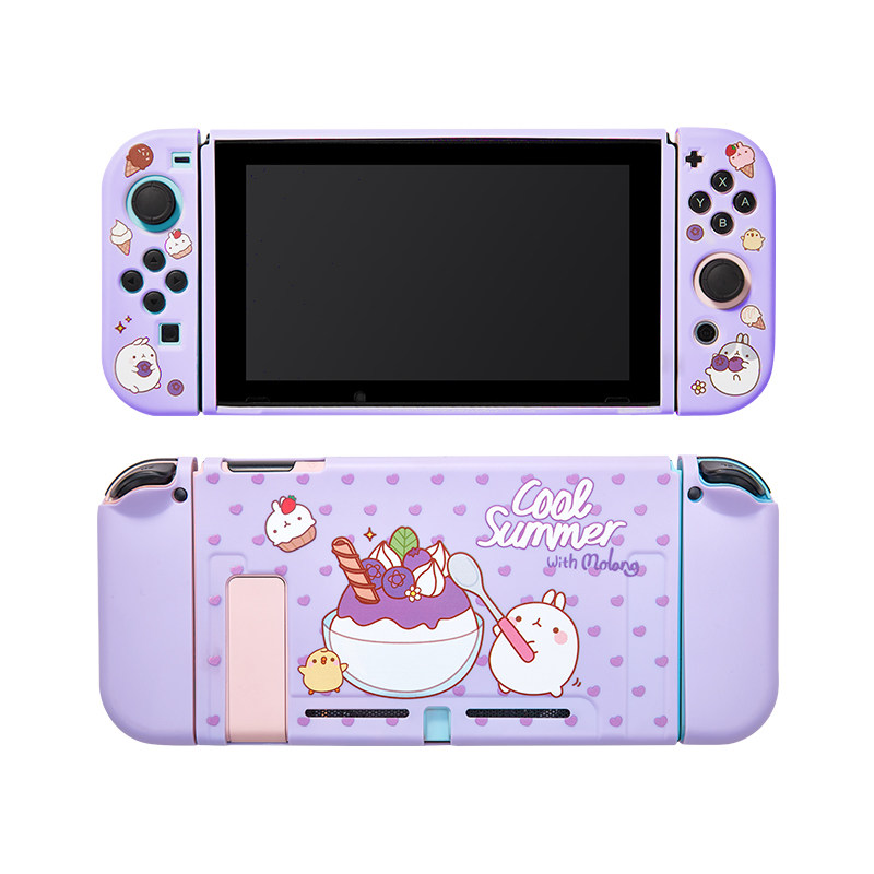任天堂switch保护壳硅胶磨砂彩壳主机分体软套ns可爱tpu周边配件