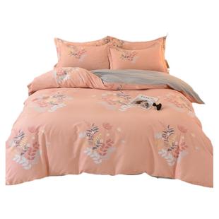 秋冬磨毛四件套纯棉全棉2025新款南通家纺加厚被套床单床笠旗舰店