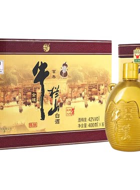 牛栏山百年陈酿金罐42度400ml