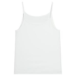 爱慕纤棉女士纯色棉质抗菌防螨易搭细带保暖背心打底上衣AM728851