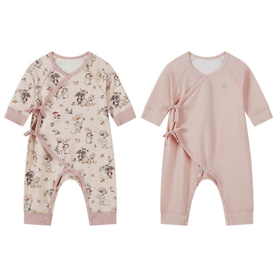 ibaby婴儿连体衣秋季宝宝爬服