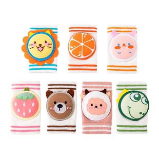 儿童护膝夏季薄款女童宝宝学走路防摔护具婴儿爬行膝盖保护套神器