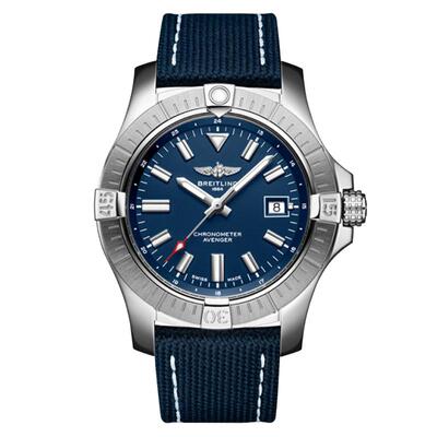 【自营】中古95新百年灵复仇者系列男表机械手表大表盘夜光腕表