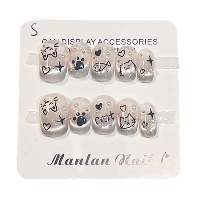 小鱼爪可爱穿戴甲动感个性穿戴甲