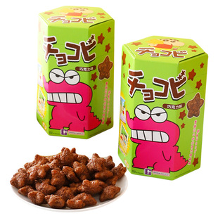 泰国进口零食粟米星巧克力味玉米脆鳄鱼山先生小饼干网红小新同款