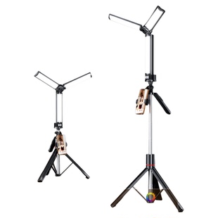 直播补光灯三角补光灯棒拍摄便携式折叠化妆师灯打光灯拍照室内柔光桌面面光灯摄影美颜主播专用相机手持充电