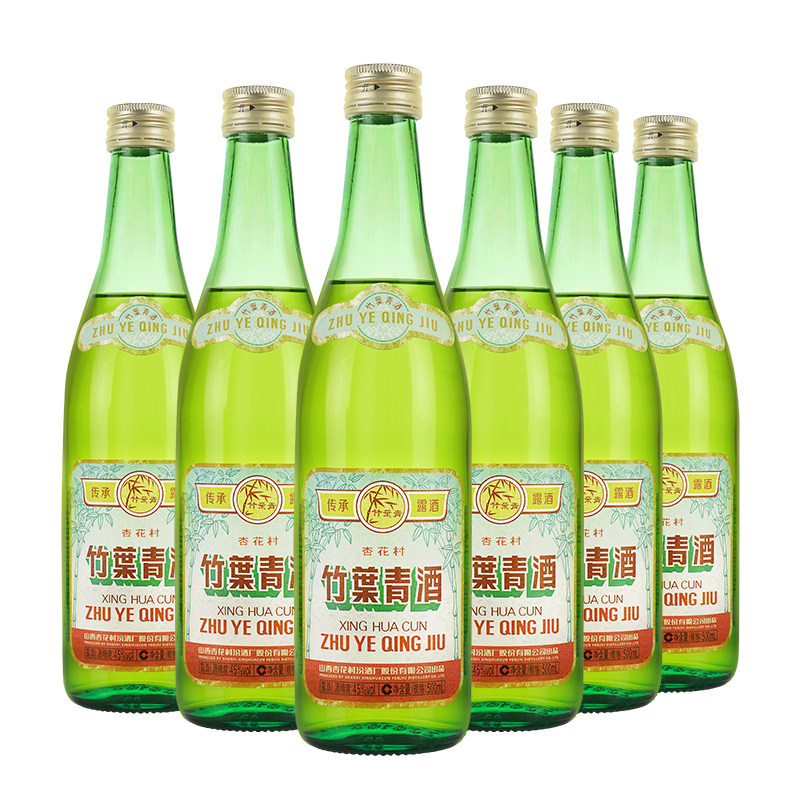 45度传承版竹叶青酒500mL*6瓶