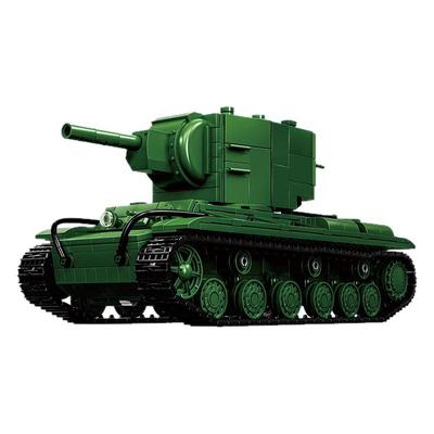 国产积木二战军事KV-2重型坦克