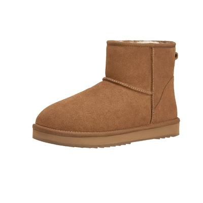 骆驼男鞋雪地靴冬季羊毛加绒