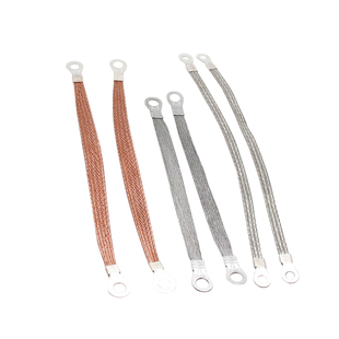 桥架接地线 桥架连接线电箱跨地接线镀锡铜包铝编织带2.5/4/6平方