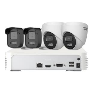 海康威视POE安防监控套装全套200/400万高清摄像头超市工厂监控