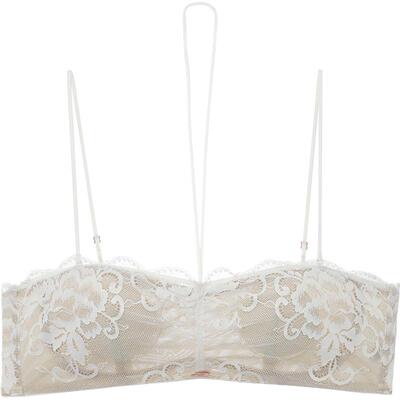 性感无肩带抹胸美背轻薄半杯内衣