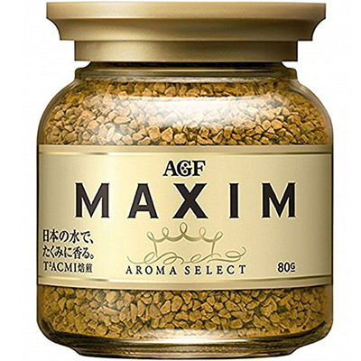 AGF煎焙无糖速溶黑咖啡粉80g