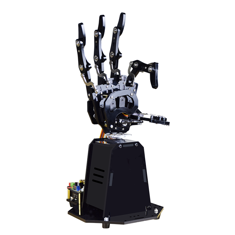 开源仿生机械手臂手掌体感手套可编程机器人移动机器手