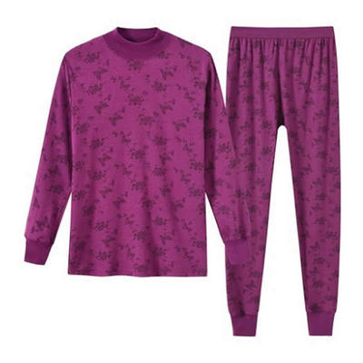 女士纯棉宽松保暖内衣