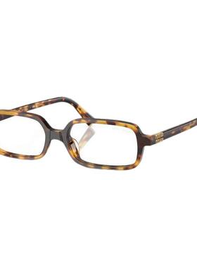 【自营】miumiu缪缪书呆子太阳眼镜方形窄框复古时尚墨镜0MU11ZSF