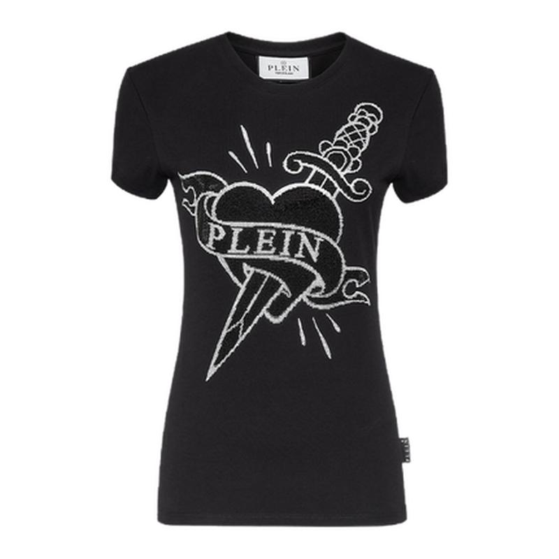 PHILIPP PLEIN 2026年夏季女士Sexy Pure Love修身圆领T恤短袖