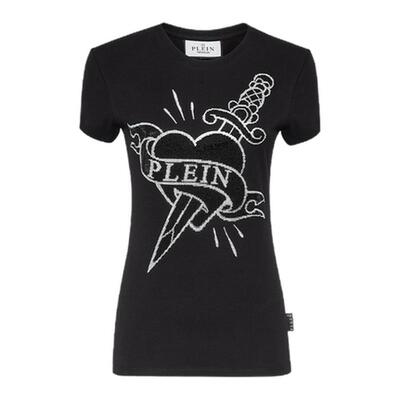 PHILIPP PLEIN 2026年春夏季女士Sexy Pure Love修身圆领T恤短袖
