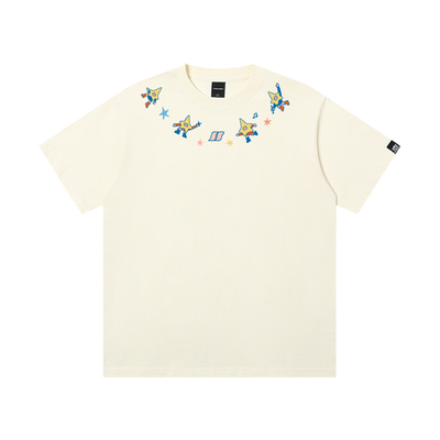 丛林老虎插画师联名星星项链短袖