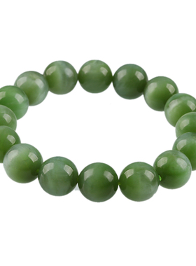 欧说珠宝和田玉猫眼手串招财