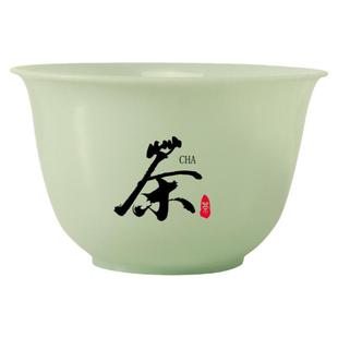 定制logo一次性茶杯功夫茶小茶杯茶具配杯架加厚硬质耐高温喝茶杯