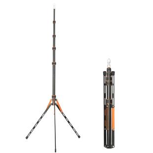 [送收纳包]摄影碳纤维反折叠灯架LS-255户外外拍便携三脚架2.2米铝合金MT02灯架神牛闪光灯常亮灯单反相机