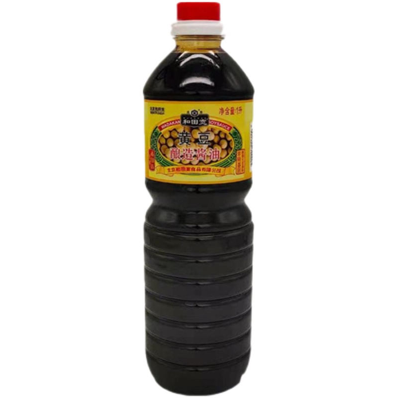 北京和田宽酱油1000ml宽牌黄豆酿造炖肉 烹饪家用调味品15瓶包邮