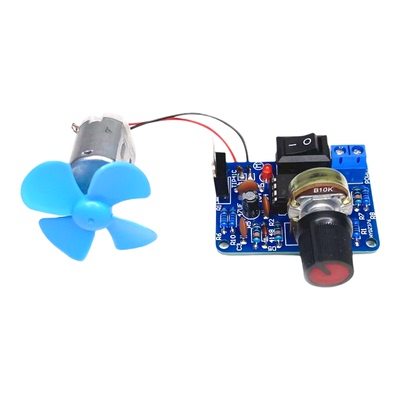 LM358直流电机调速控制器电路套件焊接实训电路板散件diy电子创客