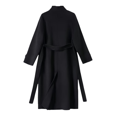 羽绒羊毛呢大衣长款加厚呢子外套