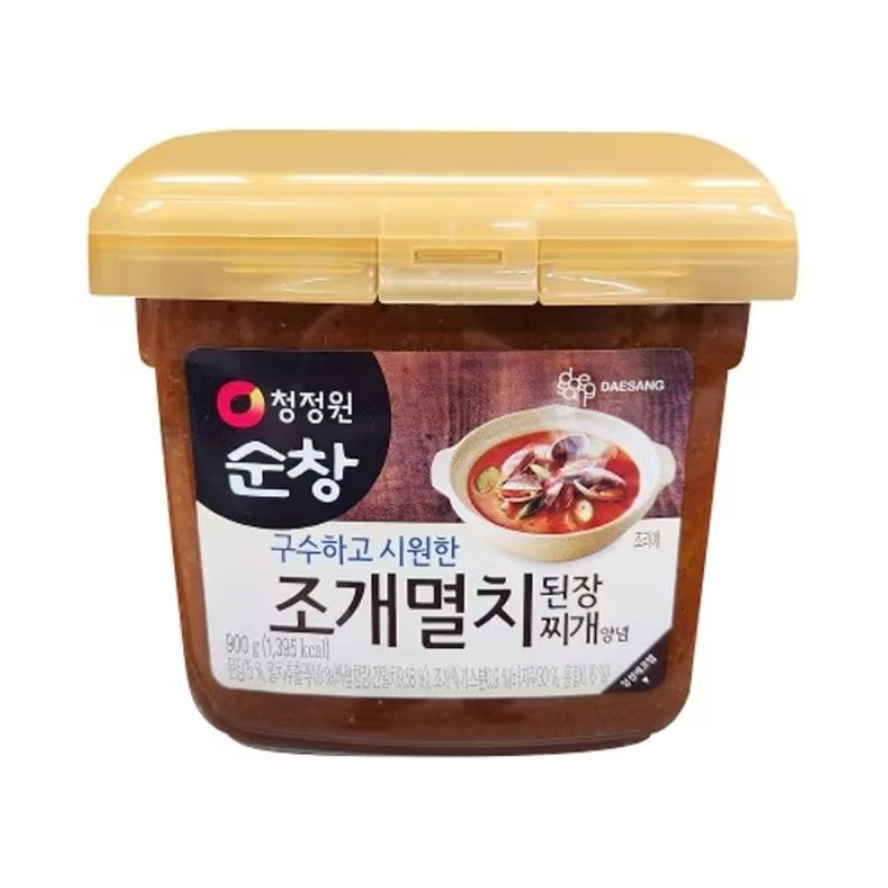 韩国清净园淳昌蛤蜊银鱼汤用大酱