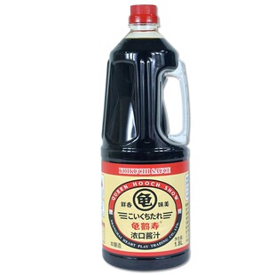 龟鹤寿浓口酱油1.8L日式专用调料日料寿司三文鱼蘸料寿喜锅 包邮