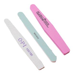 美甲磨指甲砂条抛光双面薄搓条修甲工具套装海绵打磨卸甲专用套装