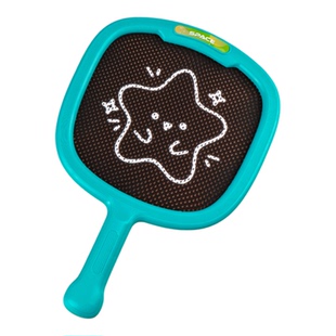 网球静音球拍儿童玩具球感统训练羽毛球拍宝宝弹力球户外运动玩具