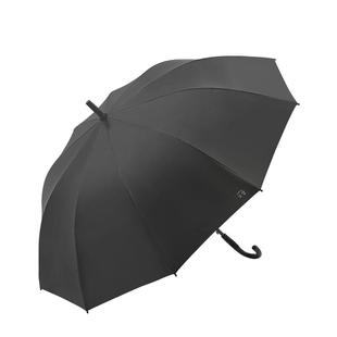 天堂伞双人商务雨伞加大加厚加固长杆直柄大号半自动晴雨两用伞男