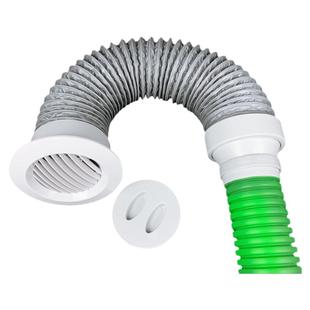 新风系统PE管末端软接软管道配件75/110空调新风出风口消音软连接