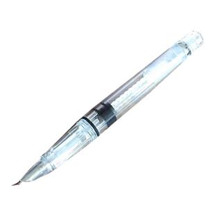 （送笔尖)透明大容量暗尖美工钢笔弯尖弯头硬笔书法学生练字书写