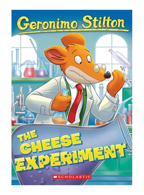 【现货】【老鼠记者】#63：奶酪实验 【GERONIMO STILTON】#63: THE CHEESE EXPERIMENT 英文原版儿童章节书少儿英语启蒙读物书籍