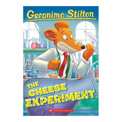 【现货】【老鼠记者】#63：奶酪实验 【GERONIMO STILTON】#63: THE CHEESE EXPERIMENT 英文原版儿童章节书少儿英语启蒙读物书籍