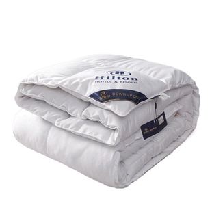 希尔顿羽丝绒被芯加厚保暖羽绒冬被酒店被春秋被子礼品被团购