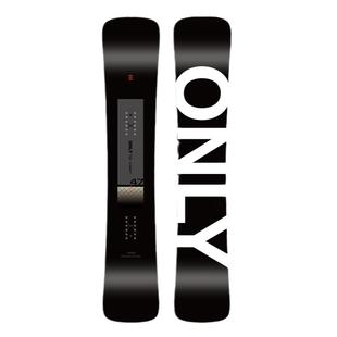 ONLY小黑板单板刻滑加宽滑雪板一顺八字刻滑竞速装备锤头TERROR