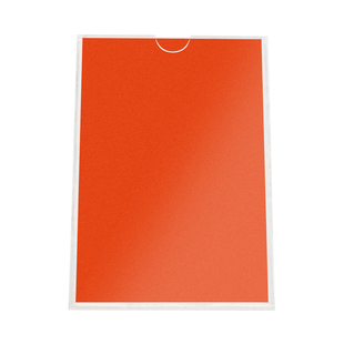 双层亚克力卡槽定a4插槽照片标签插纸盒子展示亚克力板透明背胶